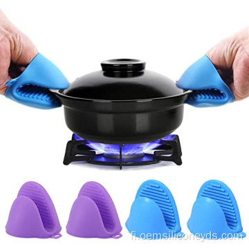 Silicone Heat Resenctive Cooking Pinch Mitts